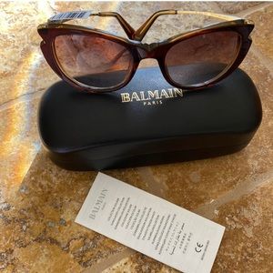 Balmain New 53 mm Cat Eye Crystal Sunglasses